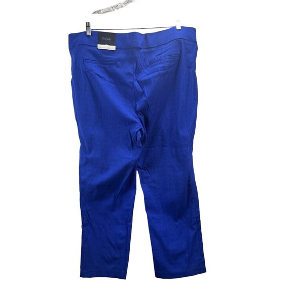 Rafaella Women Comfort Fit Pull On Dress Pants  Size 22W Color Blue - Picture 2 of 14